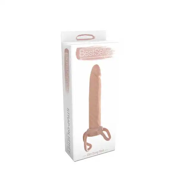 BestSeller - Slim Dong Flesh. Strap-On analny, wąski i smukły. T4L.