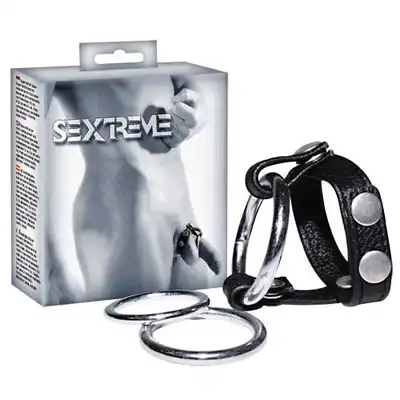 Sextreme - Regulowana opaska na jądra i penisa. Podtrzymuje erekcję.