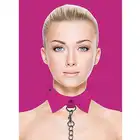 Ouch! - Exlusive Collar Pink. Elegancki kołnierzyk ze smyczą.