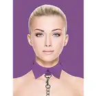 Ouch! - Exlusive Collar Purple. Elegancki kołnierzyk ze smyczą. Mega Sale!