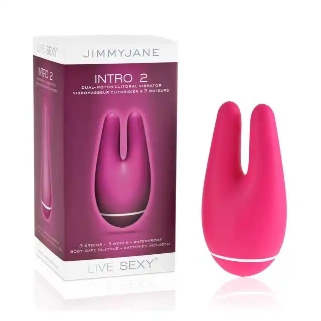Jimmyjane - Intro II. Dual - Motor Clitoral Vibrator. Stymulator łechtaczki.