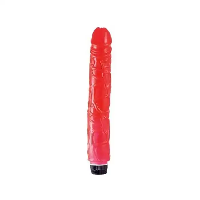 Seven Creations - Perfect Pleasure Red. Żylasty wibrator 30 cm.