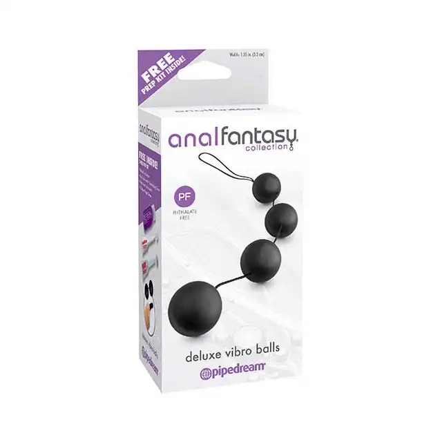 Anal Fantasy - Deluxe Vibro Balls. Wibrujące kulki analne.