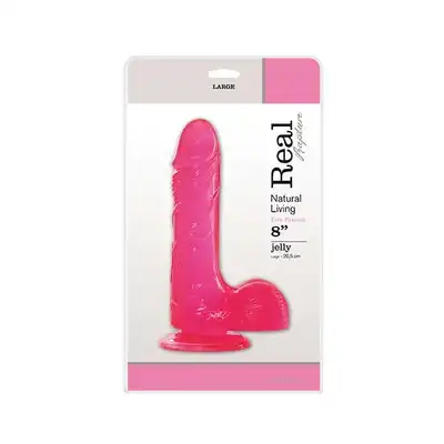 Real Rapture - Duże, Żelowe Dildo. Large 20,5 cm.