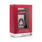 Ouch! - Adjustable Nipple Clamps. Czerwone klamerki na sutki.