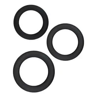 Renegade - Super Strechy Diversity Rings.  Zestaw trzech ringów na penisa. Maksymalnie twardy penis.