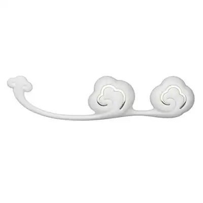 Sky By Ave - Stratos Kegel Balls White. Niezwykłe Kulki Gejszy. Aksamitny silikon medyczny. Mega sale!