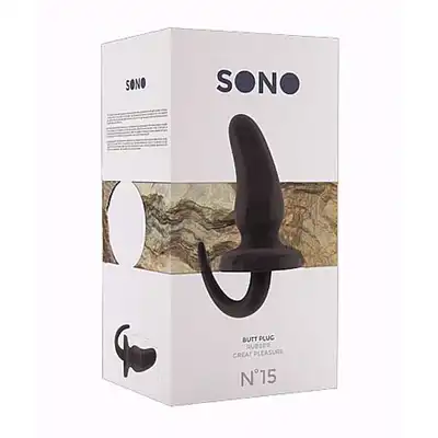 Sono - Butt Plug № 15. Żelowa wtyczka analna. Mega Sale!