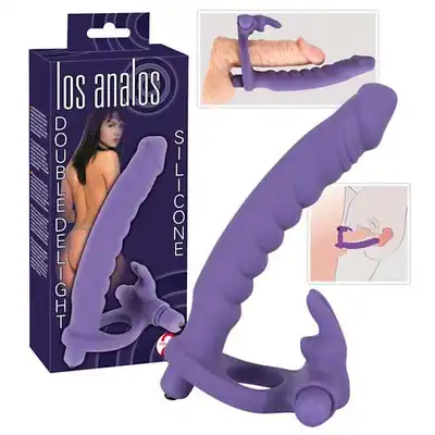 You2Toys - Los Analos. Double Delight. Strap- on analny, wibrujący.
