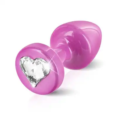 Diogol - Anni R Heart Pink. Luksusowa wtyczka analna. Swarovski.