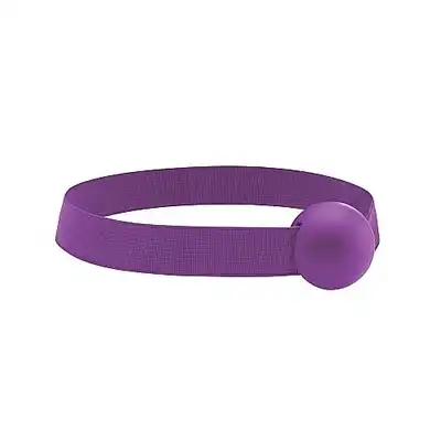 Ouch! - Elastic Ball Gag Purple. Knebel na elastycznej gumie.