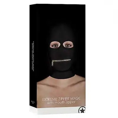 Ouch! - Extreme Zipper Mask. Fetyszowa maska z suwakiem.