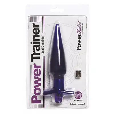 Power Bullet - Power Trainer. Wibrująca wtyczka analna. Trzy prędkości wibracji.