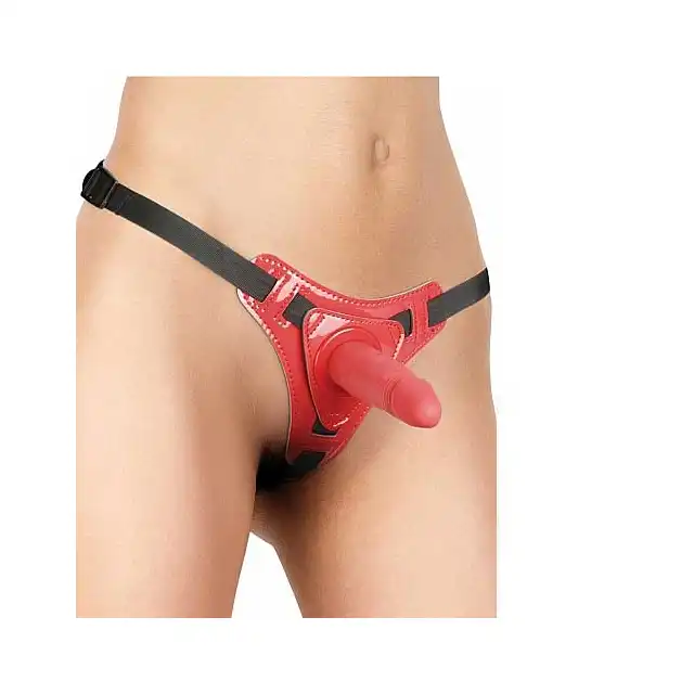 Ouch! - Strap-on dla kobiet, z regulowanymi paskami.