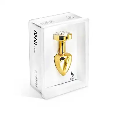 Diogol - Anni R Clover Gold. Luksusowa wtyczka analna. Swarovski.