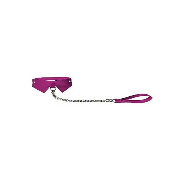 Ouch! - Exlusive Collar Pink. Elegancki kołnierzyk ze smyczą.