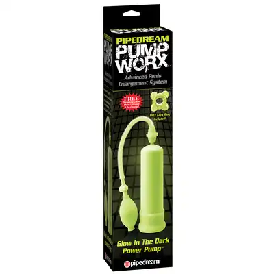 Pipedream - Pump Worx Glow In The Dark - Pompka do penisa dla zaawansowanych.