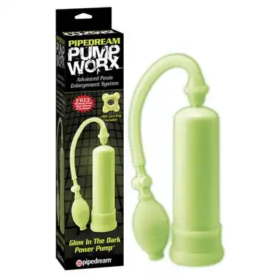 Pipedream - Pump Worx Glow In The Dark - Pompka do penisa dla zaawansowanych.
