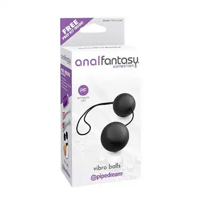 Anal Fantasy - Vibro Balls. Wibrujące kulki analne. Podwójne.