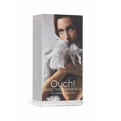 Ouch! - Seductive Feather Boa White. Boa z białych piór. Mega sale!