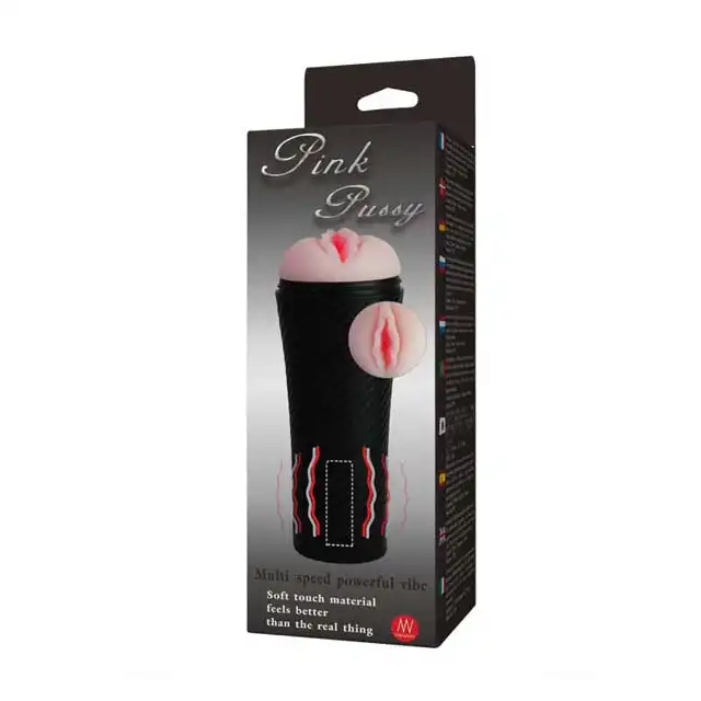 Baile - Pink Pussy - Wagina z wibracjami, jak prawdziwa. Cyberskóra. Bestseller!