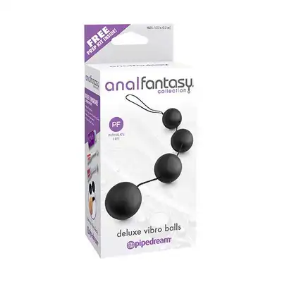 Anal Fantasy - Deluxe Vibro Balls. Wibrujące kulki analne.