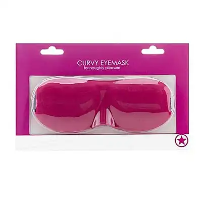 Ouch! - Curvy Eyemask Pink. Dopasowana opaska na oczy.