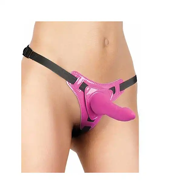 Ouch! - Pleasure Strap-on. Proteza dla kobiet, regulowane paski.