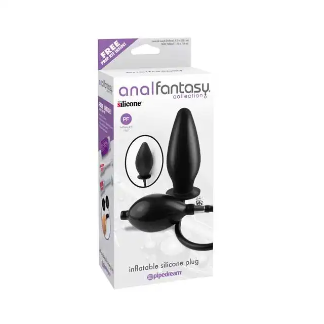 Anal Fantasy - Inflatable Silicone Plug. Nadmuchiwana wtyczka analna. Silikon medyczny.
