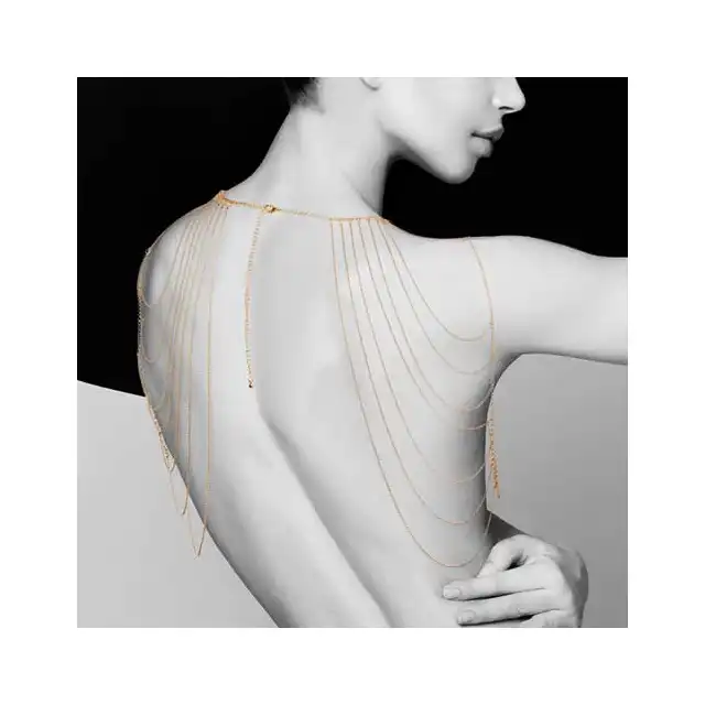 Bijoux Indiscrets - The Magnifique - Chain Shoulders &amp; Back Jewelry. Biżuteria Erotyczna.