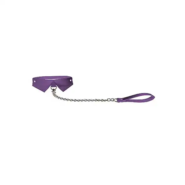 Ouch! - Exlusive Collar Purple. Elegancki kołnierzyk ze smyczą. Mega Sale!