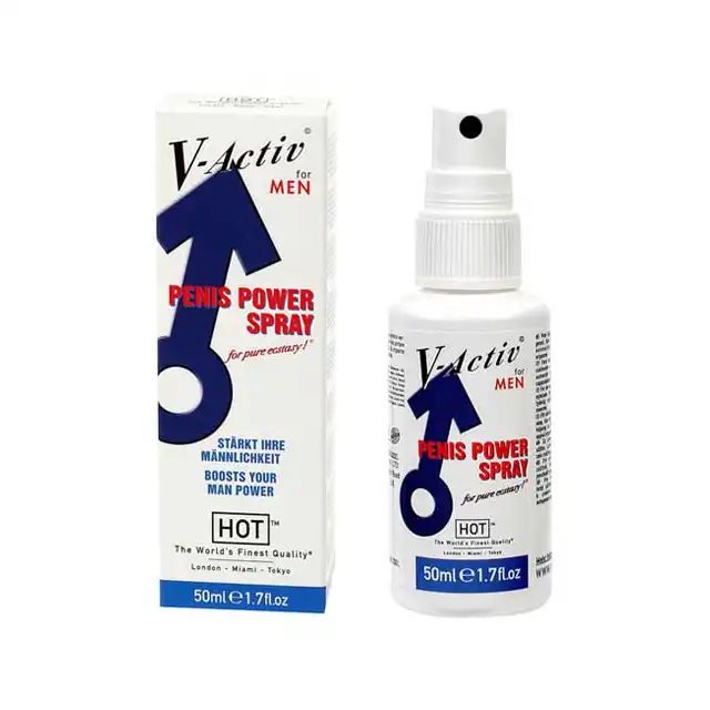 V-Activ - Penis Power Spray. Twardszy penis w kilka sekund!