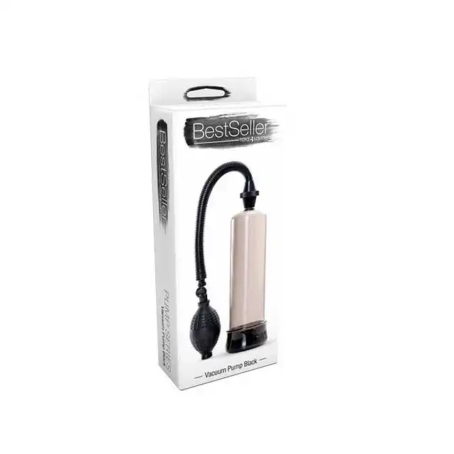 BestSeller - Vacuum Pump Black. Pompa do powiększania penisa. Dla początkujących. T4L.