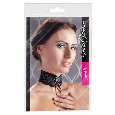 Cottelli Collection - Necklace. Koronkowy naszyjnik.