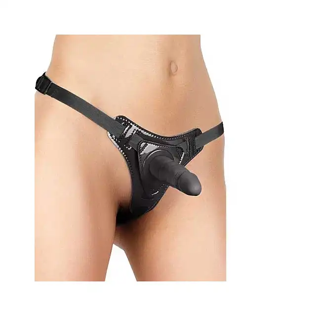 Ouch! - Strap-on dla kobiet, z regulowanymi paskami.