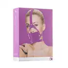 Ouch! - Leather Mouth Gag Purple. Knebel na usta. Mega Sale!