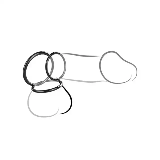 Pipedream Fantasy - Silicone 3- Ring Stamina Set. Zestaw Ringów Przedłużających Stosunek.