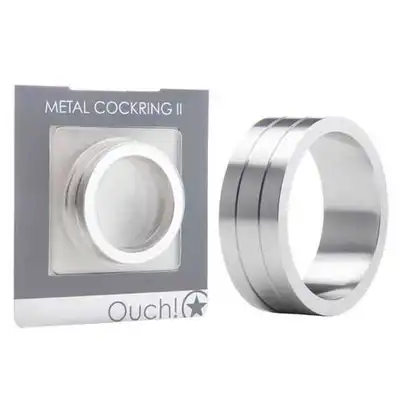 Ouch! - Metal Cockring III. Metalowy ring na penisa. 51 mm.