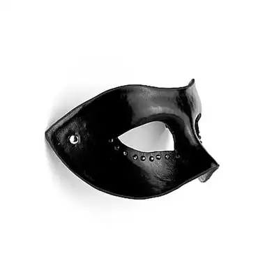 Ouch! - Diamond Mask Black. Maska z diamencikami.