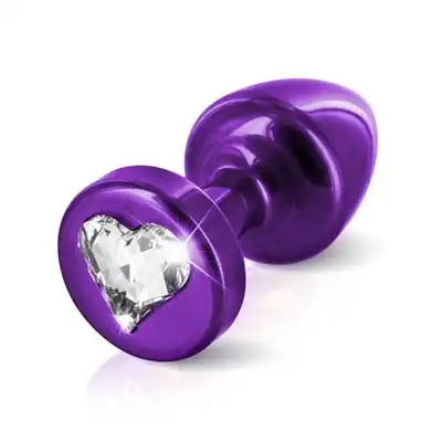 Diogol - Anni R Heart Gold. Luksusowa wtyczka analna. Swarovski.