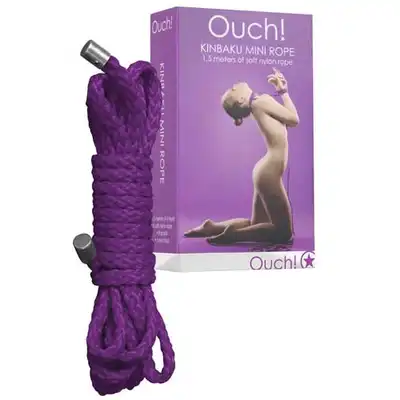 Ouch! - Kinbaku Mini Rope Purple. 1,5 m.