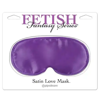 Fetish Fantasy - Satin Love Mask Purple. Mięciutka opaska na oczy.