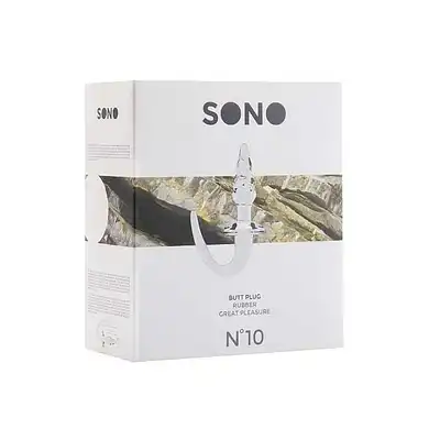 Sono - Butt Plug № 10. Żelowa wtyczka analna.