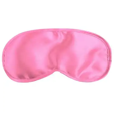 Fetish Fantasy - Satin Love Mask Pink. Mięciutka opaska na oczy.