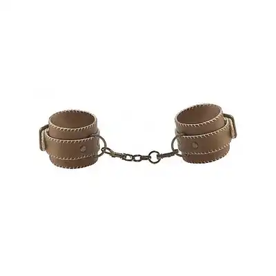 Ouch! - Premium Bonded Leather Cuffs. Kajdanki wysokiej jakości. Mega sale! Ostatnia sztuka!