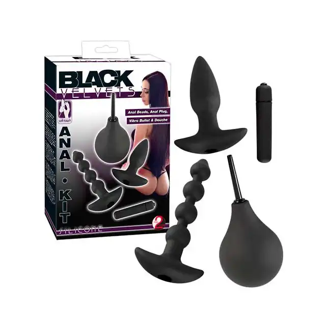 You2Toys - Black Velvets - Anal Kit - Zestaw Akcesoriów Analnych.