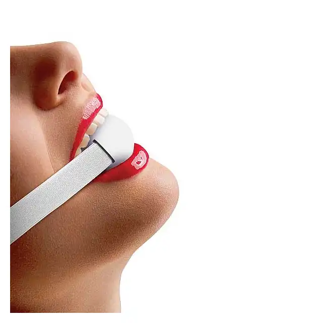 Ouch! - Elastic Ball Gag White. Knebel na elastycznej gumie. Mega Sale!