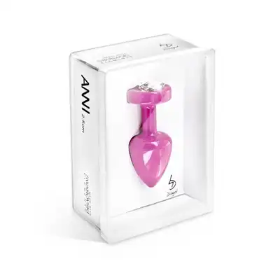 Diogol - Anni R Heart Pink. Luksusowa wtyczka analna. Swarovski.
