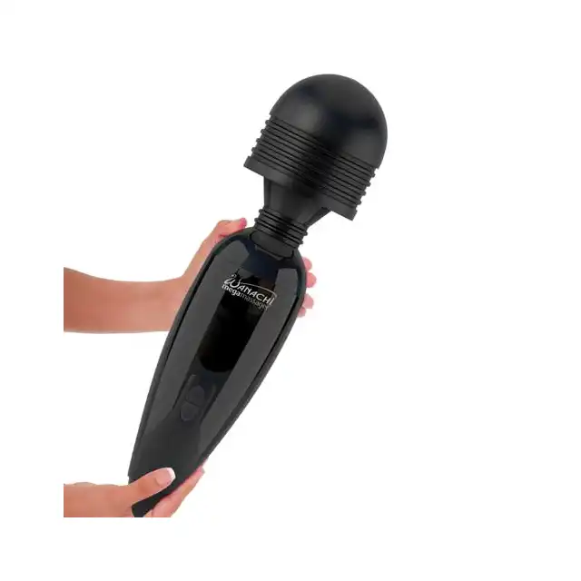 Wanachi - Mega Massager Black. Wibrator Magic Wand w rozmiarze XXL.