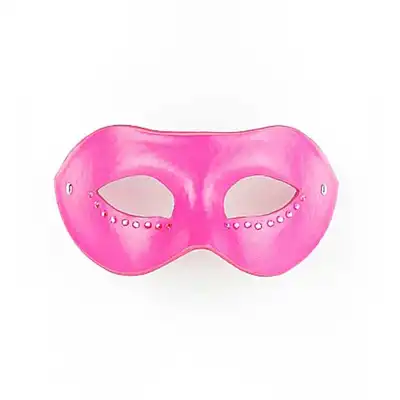 Ouch! - Diamond Mask Pink. Maska z diamencikami.